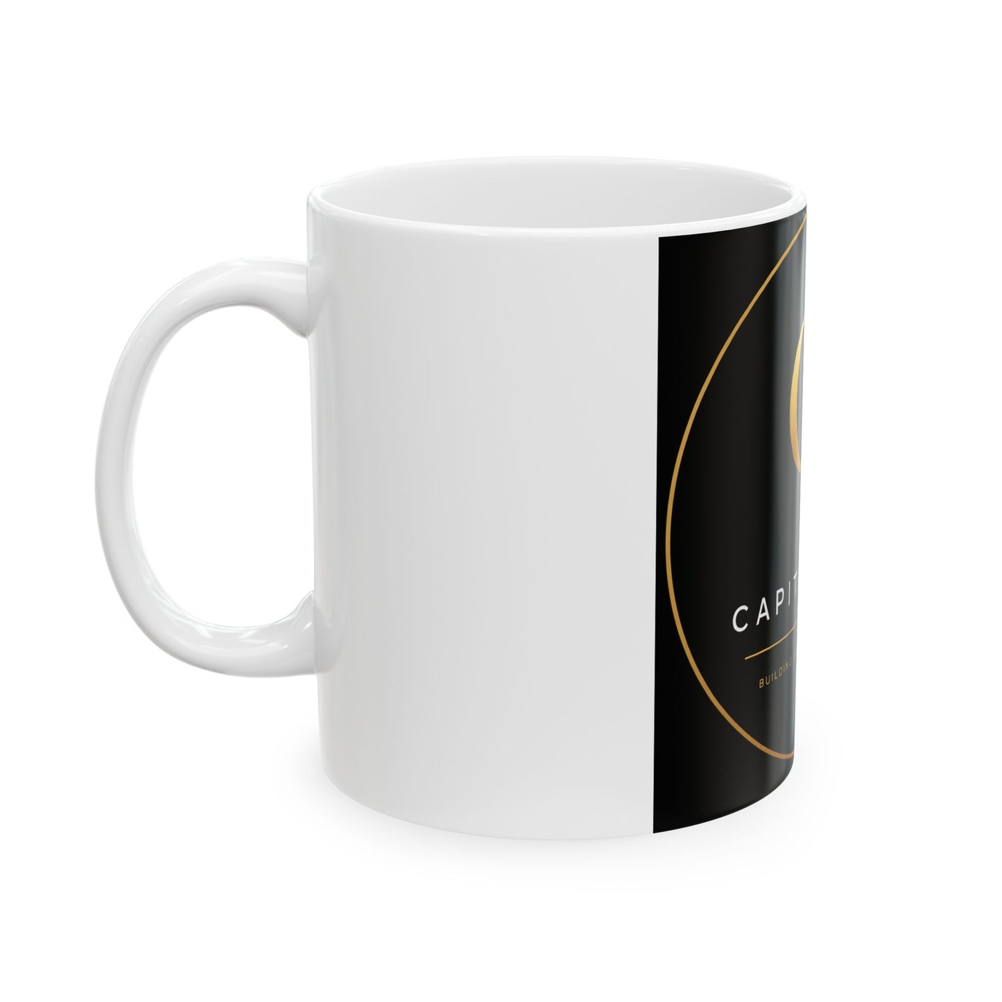 11oz Black Accent Mug